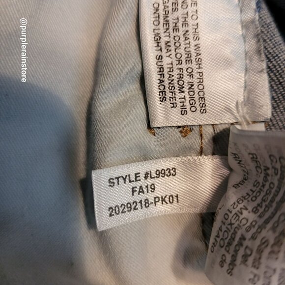 Madewell Jeans 28 Skinny 9" Mid Rise Tummy Control Medium Dark Wash Stretch - Picture 7 of 13